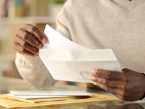 A reader suspects a friend is opening his or her mail.