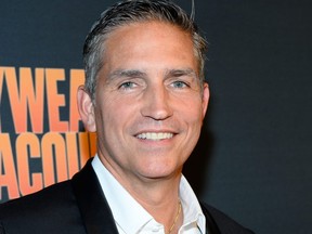 Actor Jim Caviezel attends the Showtime and HBO VIP pre-fight party for "Mayweather VS Pacquiao" at MGM Grand Hotel & Casino on May 2, 2015 in Las Vegas, Nevada.
