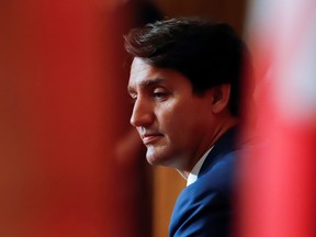 Prime Minister Justin Trudeau speaks during a news conference in Ottawa October 6, 2021.