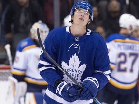 Heading into last night’s game, Maple Leafs star Mitch Marner hasn’t scored a goal in five games to start the season.