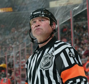 Former NHL referee Don Koharski has been hired as analyst for TNT’s hockey broadcasts. GETTY IMAGES FILES