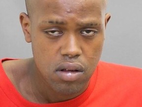 Mohamud Amir, 27, of Toronto, is charged in a stabbing in downtown Toronto on Oct. 10, 2021.