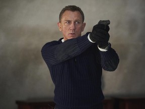 Daniel Craig as James Bond in No Time Die.