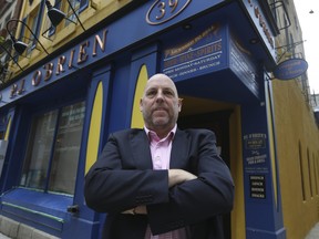 Pat Quinn Jr., owner of P.J. O'Brien Irish pub and Restaurant on Colborne St., is gearing up to re-open this week after a long hiatus due to the pandemic.