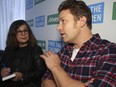Rita DeMontis interviews celebrity chef Jamie Oliver on Wednesday, Oct. 1, 2014.