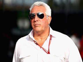 Lawrence Stroll of Canada leaves the paddock after qualifying for the Formula One Grand Prix of Hungary at Hungaroring on July 28, 2018 in Budapest, Hungary.