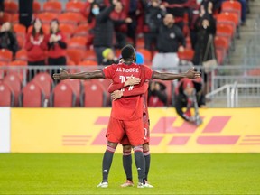 Toronto FC forward Jozy Altidore scored on a free kick in the final seconds of the match on Saturday night to absolutely break the hearts of the CF Montreal players.