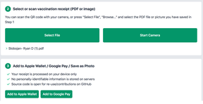 A group of smart volunteers have created a fast and secure way to add official proof of vaccination to Apple Wallet (iPhone) or Google Pay (Android devices) with just a couple of clicks on their website.