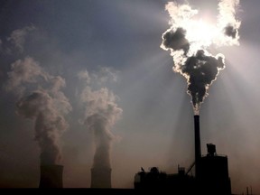 A coal-burning power plant can be seen in the city of Baotou, in China's Inner Mongolia Autonomous Region, Oct. 31, 2010.