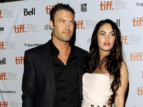 Brian Austin Green and Megan Fox appear at the 35th Toronto International Film Festival on Sept. 10, 2010.
