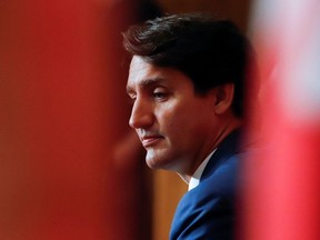 Canada's Prime Minister Justin Trudeau speaks during a news conference in Ottawa, Ontario, Canada, October 6, 2021.