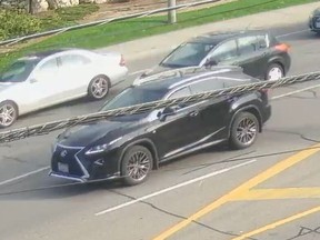 Suspect vehicle to be identified as part of a homicide investigation in North York.