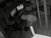 Surveillance footage of robber stealing safe from Popeyes location in Bronx, N.Y.