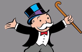 GOOD MORNING OTTAWA! Time to spend the cash like Uncle Pennybags from Monopoly.