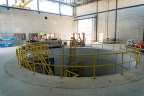 The tunnel will be equipped with air packs and assorted rescue equipment. SUPPLIED