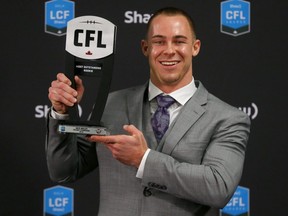 Linebacker Nate Holley was named the CFL's Most Outstanding Rookie in 2019. He was acquired by the Toronto Argonauts on Nov. 3, 2021.