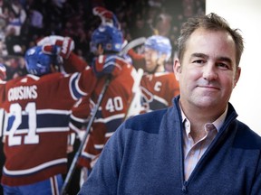 Geoff Molson, owner of the Montreal Canadians, in Montreal on Monday, November 16, 2020.
