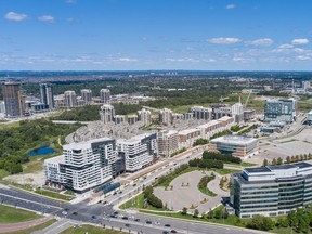 Community Design Award winner Remington’s Downtown Precinct is described as a “compact, pedestrian-friendly community that fosters a sense of place.” IMAGE COURTESY OF THE CITY OF MARKHAM