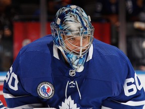 Joseph Woll will get the start in net for the Maple Leafs on Friday night in San Jose.