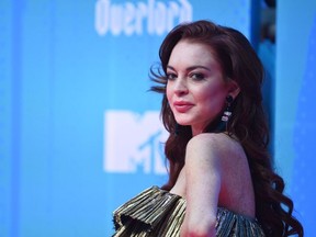Bilbao Exhibition Centre hosts the 25th MTV Europe Music Awards in Bilbao, Basque Country in Spain.  Featuring: Lindsay Lohan Where: Bilbao, Basque Country, Spain When: 04 Nov 2018