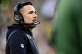 Packers head coach Matt LaFleur looks on from the sidelines during Sunday's game.