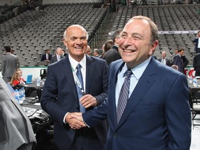 Islanders boss Lou Lamoriello is a bit in the dark on commissioner Gary Bettman and the NHL’s COVID threshold guidelines needed to postpone games.