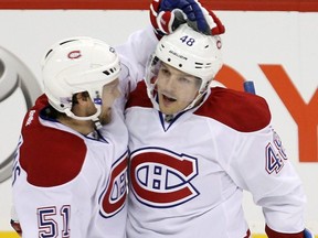 It’s not surprising that former NHLer Daniel Briere (right), who is running a team in the ECHL and is popular with Canadiens fans, is reportedly high up on the list of candidates for new GM.  
BRIAN DONOGH/Postmedia