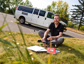 Dave Dormer, owner of cannabis tour company Cannanaskis, in Calgary, Alta.