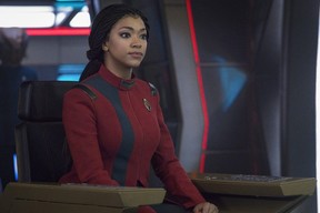 Sonequa Martin-Green as Michael Burnham in Season 4 of Star Trek: Discovery.