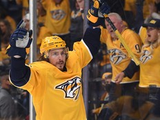 Nashville Predators centre Matt Duchene has been off to a hot start this year. USA TODAY