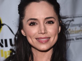 Eliza Dushku attends the Atomic Age Cinema Fest premiere of "The Man Who Saved The World" at Raleigh Studios on April 27, 2016 in Los Angeles, Calif.