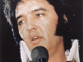 Elvis Presley in Las Vegas.
