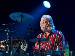 The Moody Blues' Graeme Edge performing at Scotiabank Place on Sept. 22,2011 in Ottawa.