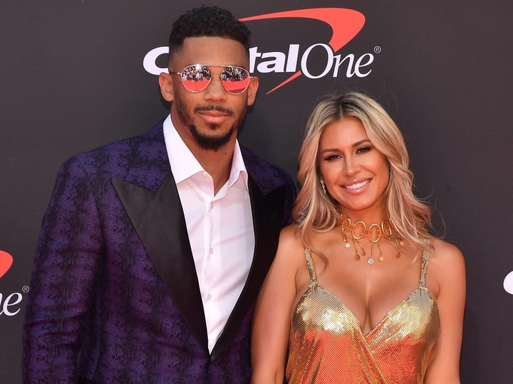  Evander Kane (L) attends The 2019 ESPYs at Microsoft Theater on July 10, 2019 in Los Angeles, California. (Matt Winkelmeyer/Getty Images)