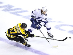 The Maple Leafs will be up against high-end Atlantic Division rivals such as Tampa's Mikail Sergachev and Boston's Patrice Bergeron over their next two games.