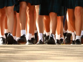 A Scottish primary school has asked male and female students — and teachers — to wear skirts to school in an initiative designed to promote equality.