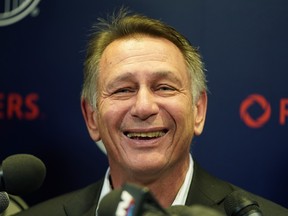 After a long tenure as GM of the Detroit Red Wings, with whom he won three Stanley Cups, Ken Holland is now in charge of the Edmonton Oilers. He will be inducted into the Hockey Hall of Fame on Monday. LARRY WONG/POSTMEDIA