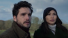 Kit Harington and Gemma Chan in a scene from Eternals.