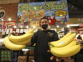 Mario Aricci of Ponesse Foods at St. Lawrence Market is pictured at his store in this photo taken on Oct. 21, 2021.