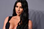 In this file photo taken on Feb. 6, 2019, celebrity Kim Kardashian arrives to attend the amfAR Gala in New York.