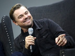 Leonardo DiCaprio attends Netflix's Don't Look Up screening at Ross House on Nov. 17, 2021 in Los Angeles, Calif.