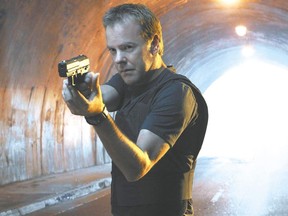 Kiefer Sutherland as Jack Bauer in 24.