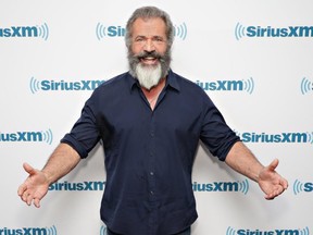 Mel Gibson takes part in SiriusXM's 'Hacksaw Ridge' town hall in New York City, Nov. 2, 2016.