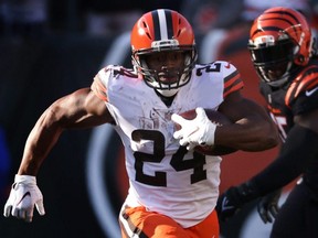 Browns running back Nick Chubb has reportedly tested positive for COVID-19.