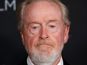 English filmmaker Ridley Scott arrives for the 10th annual LACMA Art+Film gala at the Los Angeles County Museum of Art (LACMA) in Los Angeles, Calif., on Nov. 6, 2021.