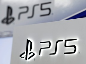 The logos of Sony PlayStation 5.