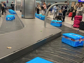 Nobody signed up for it, but crates filled with frozen fish came out of the luggage conveyer belt recently for British Airways passengers who had been expected to see their luggage, which definitely was not frozen fish.
