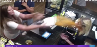 An angry customer threw soup on an employees face in Texas.