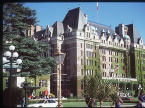 The Fairmont Empress Hotel was built in 1908 and dominates Victoria's inner harbour. Postmedia files