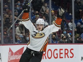 Unheralded Ducks winger Troy Terry finds himself in the top five in NHL scoring as he leads Anaheim to an impressive start. USA TODAY SPORTS